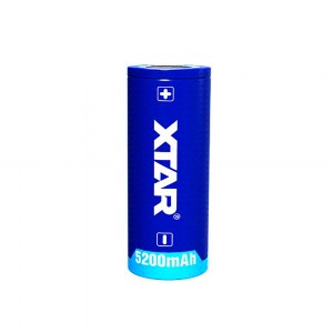 XTAR 26650 5200mAh Μπαταρία με προστασία 