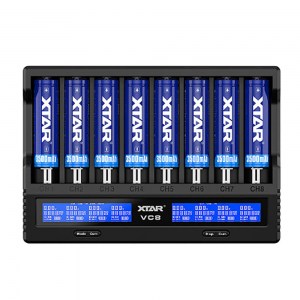 XTAR VC8 Φορτιστής μπαταριών 